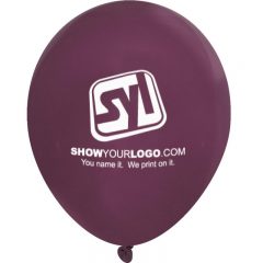 Crystal Latex Balloon – 9″ - Burgundy