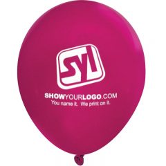 Crystal Latex Balloon – 9″ - Magenta