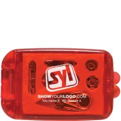 Travel Sewing Kits with Your Logo - Translucent Red
