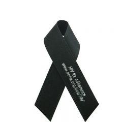 Awareness Ribbon Lapel Pin - Black