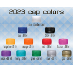 Custom Label Spring Water with Flat Cap – 12 oz - capcolors