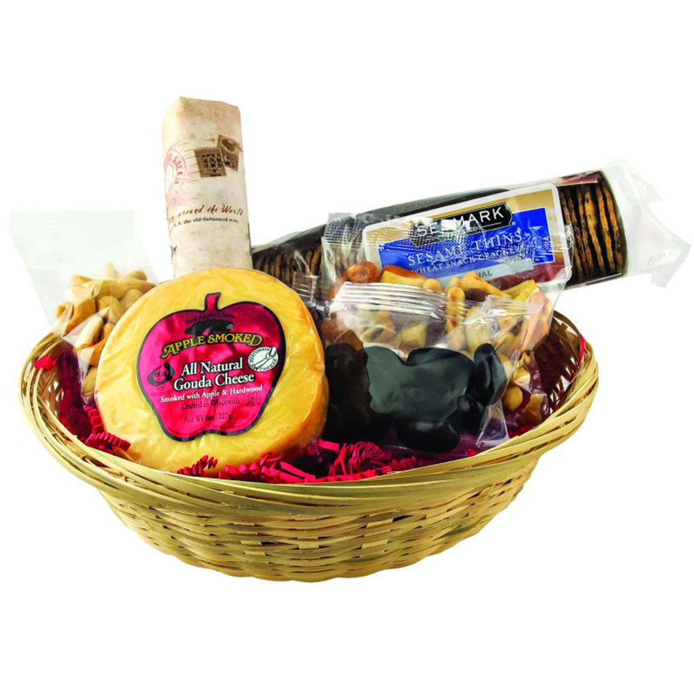 Cheese and Cracker Gift Basket - ccgb-open