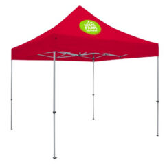 Deluxe 10′ x 10′ Event Tent Kit with One Location Full-Color Imprint - cherry