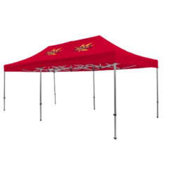 Premium Tent Kit – 2 Location Imprint – 10′ x 20′ - cherry