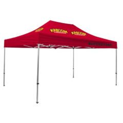 Premium Tent Kit – 4 Location Imprint – 15′ - cherry