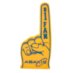 Classic Number One Foam Finger – 16 inch - classicnumberonefingeryellow