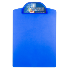 Letter Size Clipboard with Full Color Clip - clipboardblue