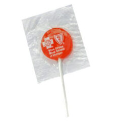 Lollipops with Customized Wrapper - cn-750 orange