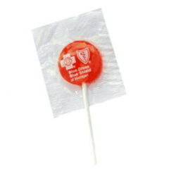 Lollipops with Customized Wrapper - cn-750 red