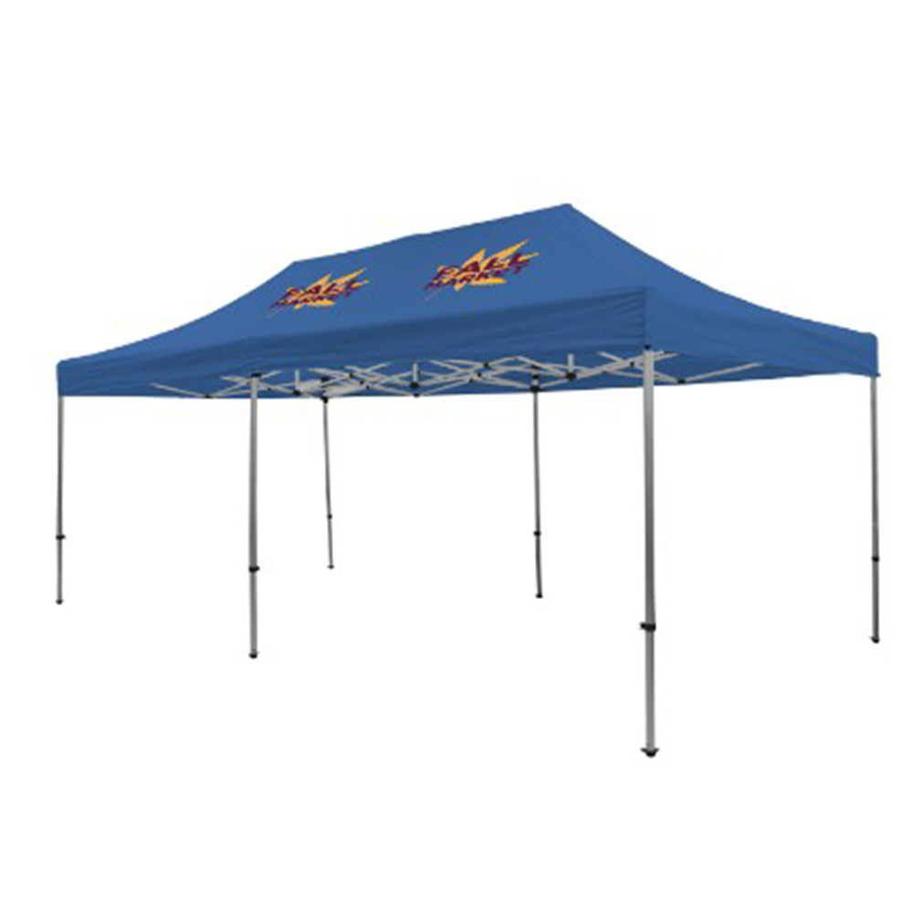 Premium Tent Kit – 2 Location Imprint – 10′ x 20′ - cobalt