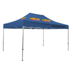 Premium Tent Kit – 4 Location Imprint – 15′ - cobalt