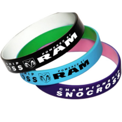 Color Coated Silicone Wristband Bracelet - colorcoatedwristband2