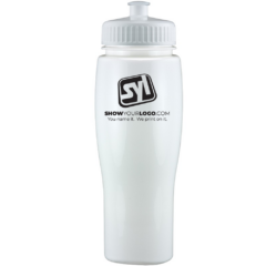 Contour Plastic Water Bottle – 24 oz - contourwaterbottleWhitewhitelis