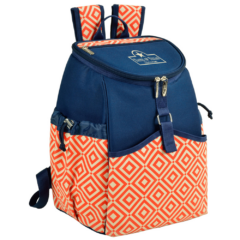 Backpack Cooler – 22 Cans - coolerbackpack22candiamondorange