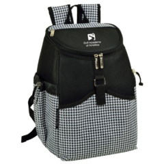 Backpack Cooler – 22 Cans - coolerbackpack22canhoundstooth