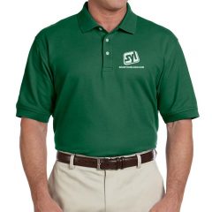 Devon & Jones Pima Pique Polo Shirts with Custom Logo - Forest Green