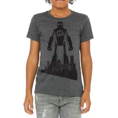 Bella + Canvas – Youth Unisex Jersey Short Sleeve Tee - darkGreyHeather