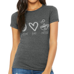 Bella + Canvas Women’s Slim Fit Tee - deep heather