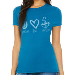 Bella + Canvas Women’s Slim Fit Tee - deep teal