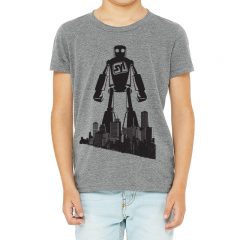Bella + Canvas – Youth Unisex Jersey Short Sleeve Tee - deepHeather