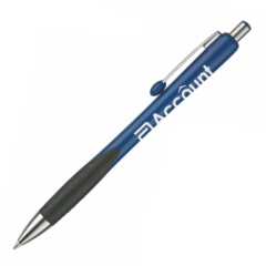 Desoto Vivid Retractable Pen - desotovividdkblue