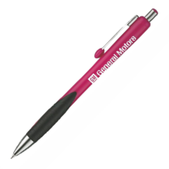 Desoto Vivid Retractable Pen - desotovividpinkblack