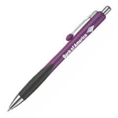 Desoto Vivid Retractable Pen - desotovividpurpleblack