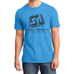 District Men’s Very Important Tee - Heathered Bright Turquoise
