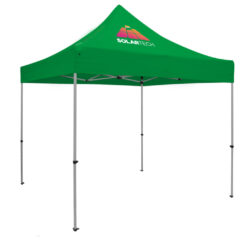 Premium 10′ x 10′ Event Tent Kit with One Location Full-Color Imprint - emerald1
