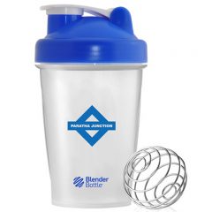 BlenderBottle Classic – 20 oz - Clear Blue