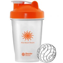 BlenderBottle Classic – 20 oz - Clear Orange