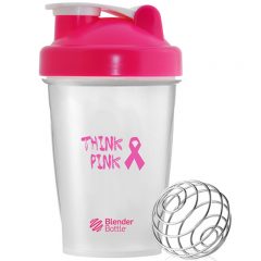 BlenderBottle Classic – 20 oz - Clear Pink