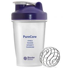 BlenderBottle Classic – 20 oz - Clear Purple