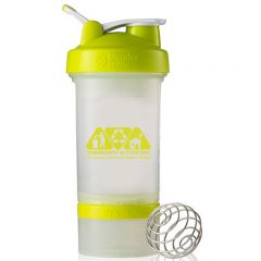 BlenderBottle ProStak System – 22 oz - Clear Green