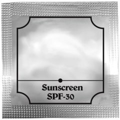 Small Sunscreen Packets SPF30 - Silver