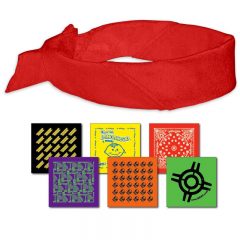 Custom Printed Bandanas - Red