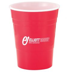 Reusable Hard Plastic Party Cups – 16 oz - Red
