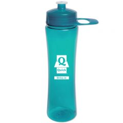 Polysure™ Exertion Bottle with Grip – 24 oz - Translucent Aqua