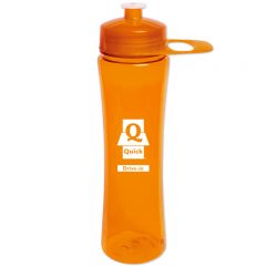 Polysure™ Exertion Bottle with Grip – 24 oz - Translucent Orange