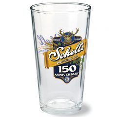 Full Color Printed Glasses – 16 oz - Clear