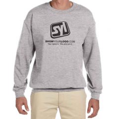 Hanes PrintPro Ultimate Cotton Customized Sweatshirts - Light Steel
