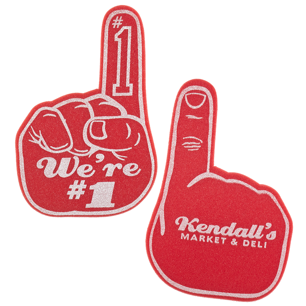 Number One Foam Hand Mitt