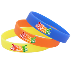 Four Color Process Silicone Wristband Bracelet - fourcolorprocesswristband2