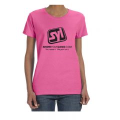 Ladies’ Gildan Heavy Cotton 5.3 oz T-Shirt - Azalea