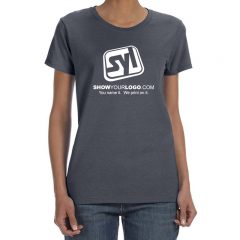 Ladies’ Gildan Heavy Cotton 5.3 oz T-Shirt - Dark Heather
