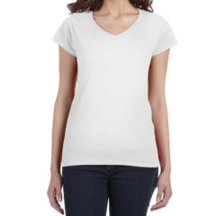 Gildan Ladies’ SoftStyle® Fitted V-Neck T-Shirt - g64vl_00_z