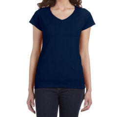 Gildan Ladies’ SoftStyle® Fitted V-Neck T-Shirt - g64vl_54_z