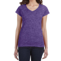 Gildan® Ladies’ SoftStyle® Fitted V-Neck T-Shirt - g64vl_bb_z