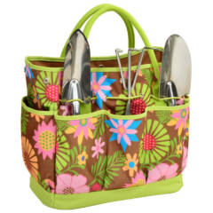 Garden Tote and Tools Set - gardentotetoolsetfloral