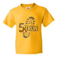 Youth Fruit of the Loom Printed T Shirts - gold